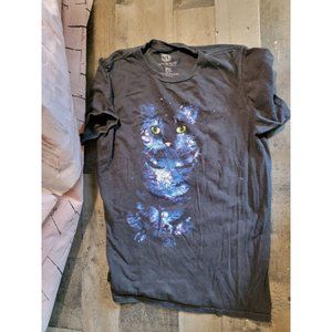 Hybrid‎ galaxy cat tee shirt